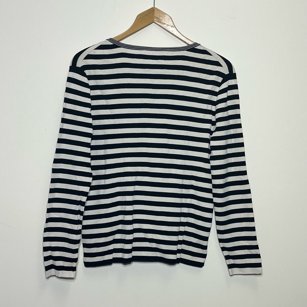 Chico's Design V Neck Sweater Top Medium - Picture 2 of 4